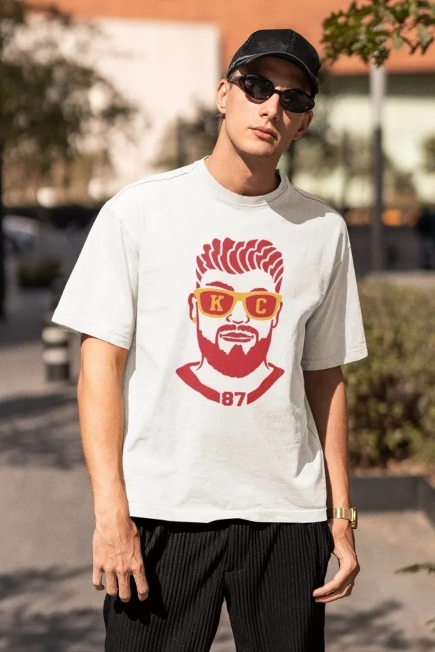 Travis Kelce Tshirt Travis Kelce KC 87 TShirt Football Shirt